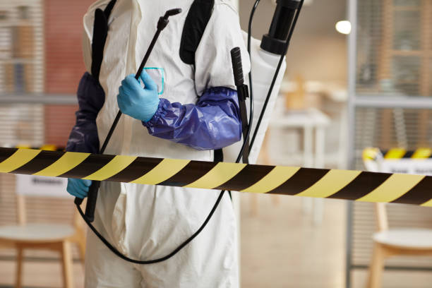 Professional Sewage Cleanup technician working in Chatsworth, NJ